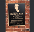 Howard's Alley plaque news release