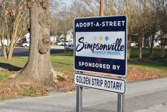 South Street Adopt-a-Street Sign