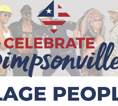 Celebrate Simpsonville initial news release 2022 Village People