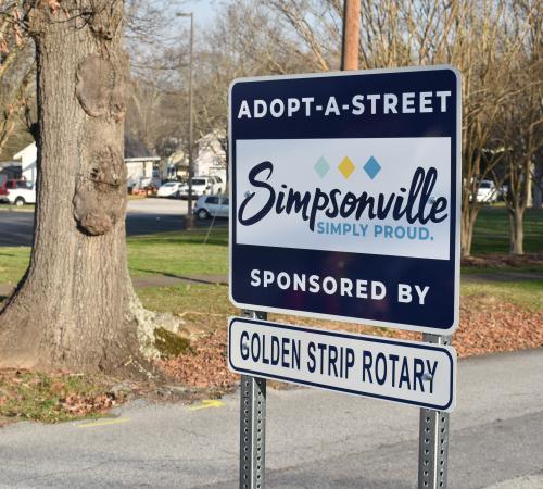 South Street Adopt-a-Street Sign