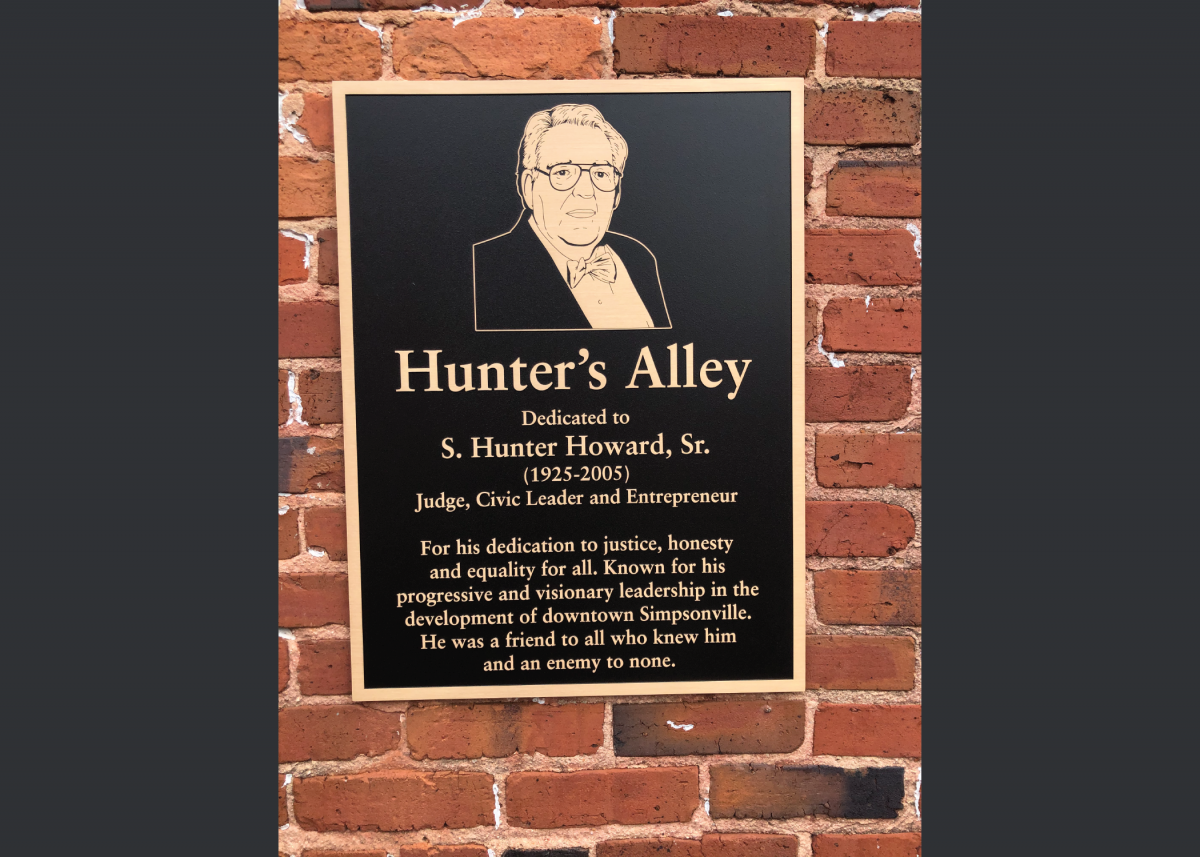Howard's Alley plaque news release