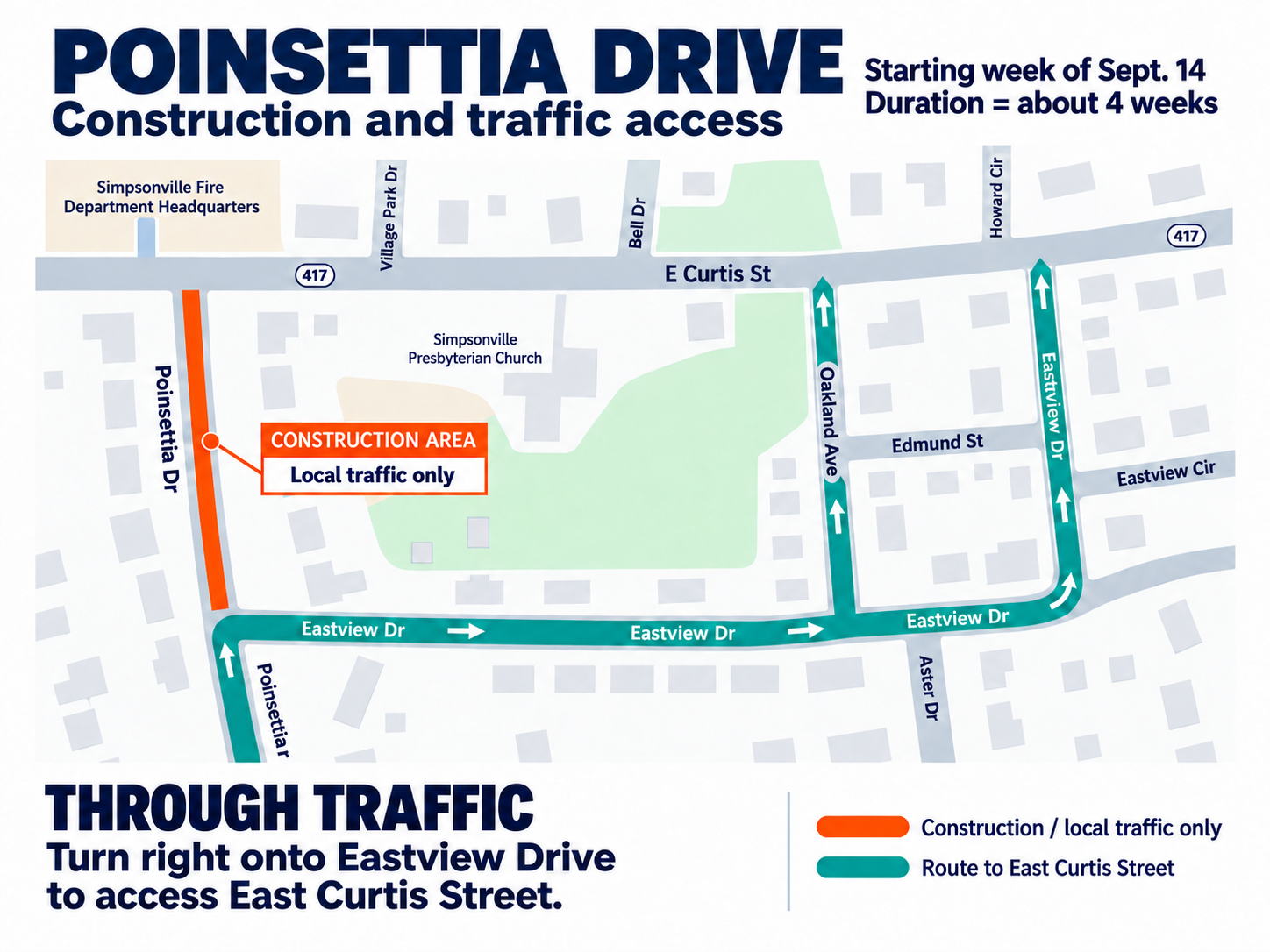 POINSETTIA DRIVE_ROAD WORK